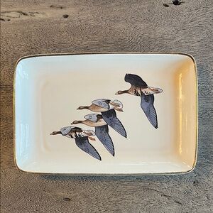 Vintage Midwinter “Wild Geese” Dish – Peter Scott – Rectangular Catchall Tray